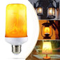 2x LED Flame Effect Light Bulb