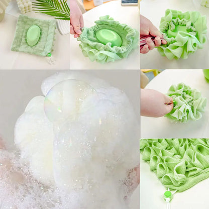 2-In-1 Bath Ball Loofah X3