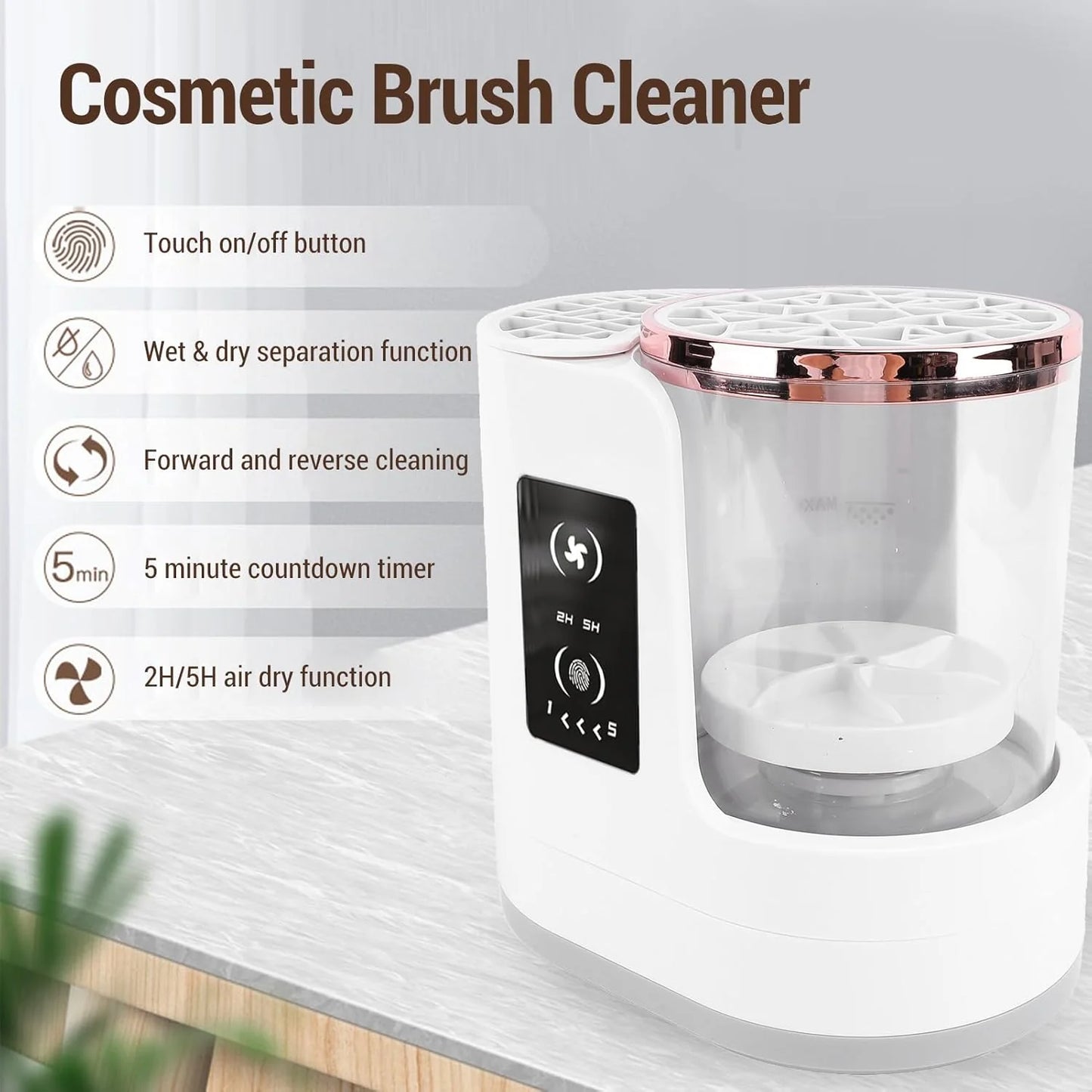 3 in 1 Electric Makeup Brush Cleaner