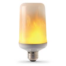 2x LED Flame Effect Light Bulb